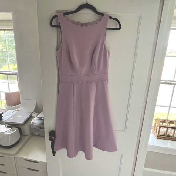 Elle Dresses & Skirts - Iilac scalloped Elle Dress